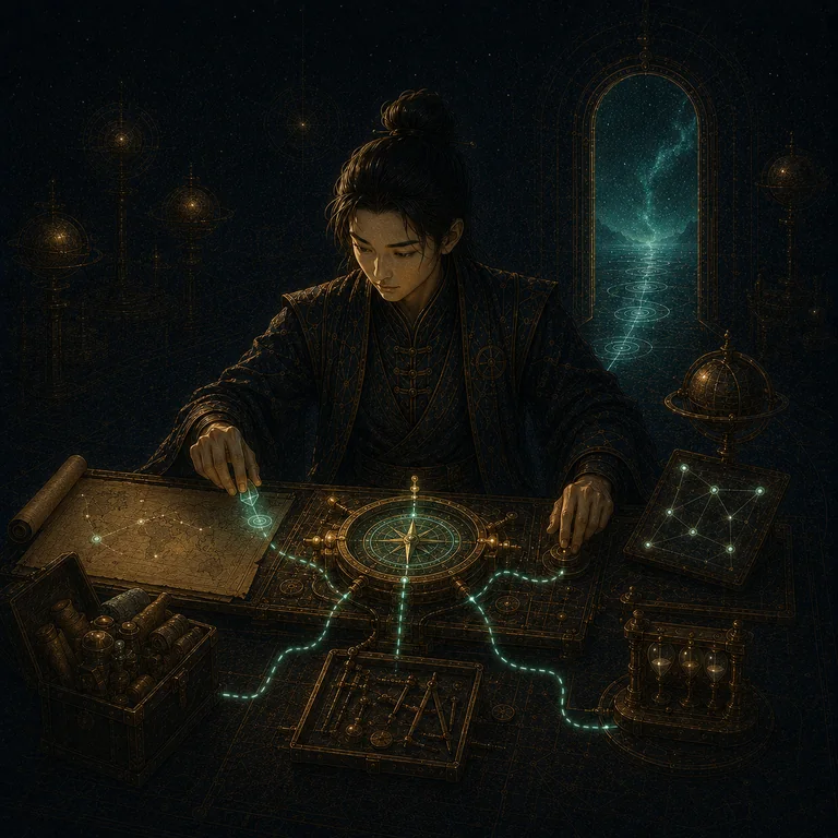 自航者角色插畫